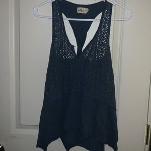 HOLLISTER navy blue tank